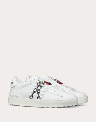 VALENTINO UNDERCOVER ROCKSTAR OPEN SNEAKER SHOES WHITE/PRINT  SW0S0A01DDA0BO, WOMEN 36 – Justmycloset.com