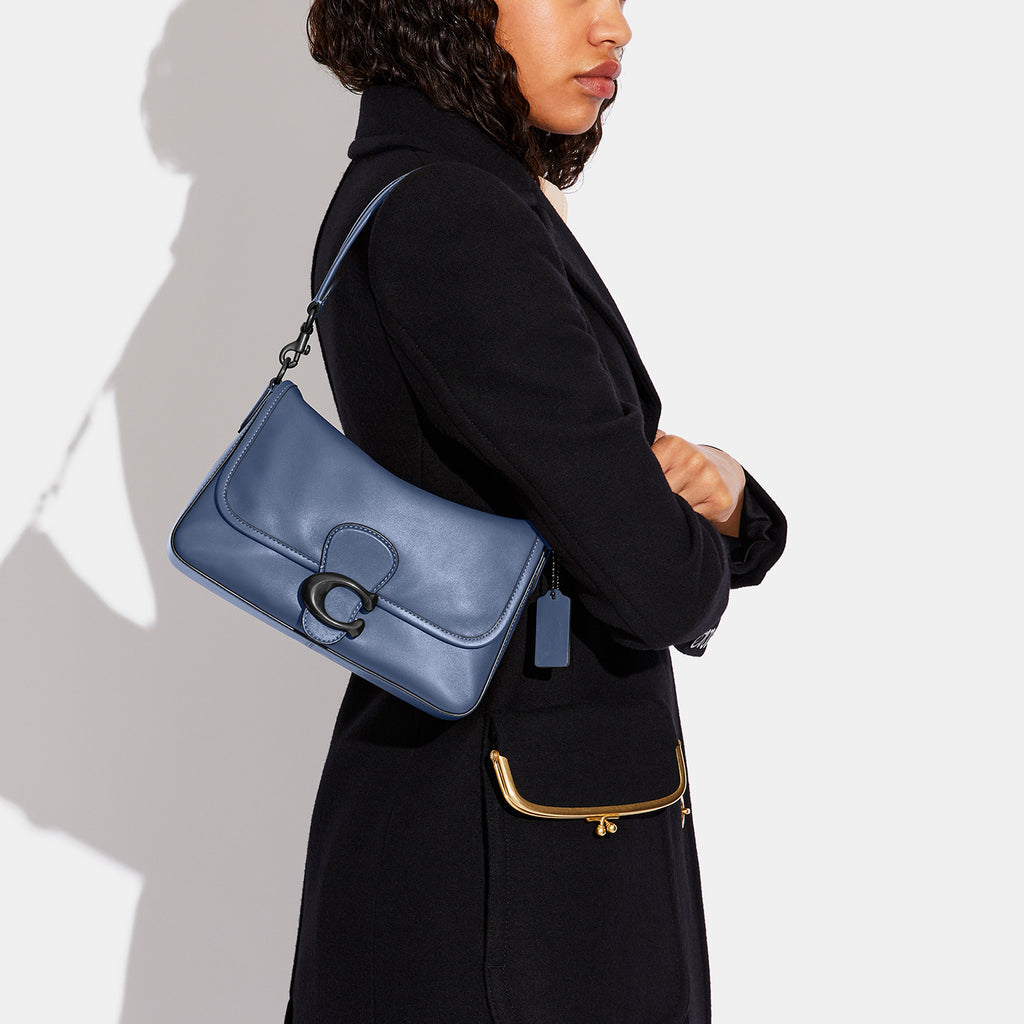 Buy Coach Beige Soft Tabby Medium Shoulder Bag for Women Online