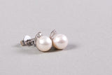 Quimera Aretes Studs Perlas Natural 18K