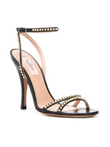 VALENTINO MICRO STUDS ANKLE STRAP SANDALS 110 MM