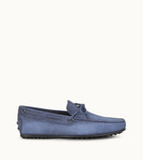 Tod's City Gommino Driving Shoes In Suede