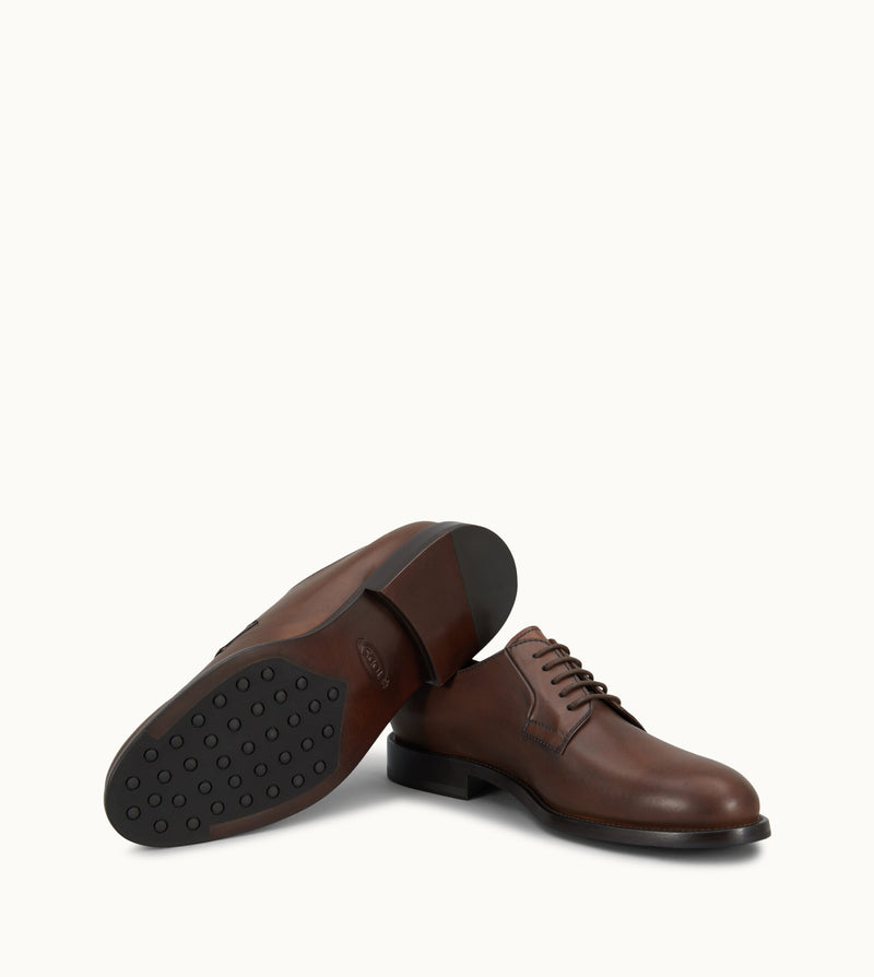Tod'S Lace-Up Shoes In Leather Mocassino 190115406924 Mocassino