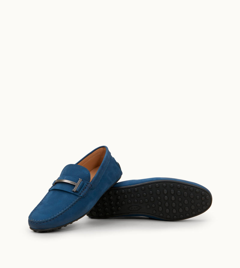 City Gommino Single T Loafers in Nubuck