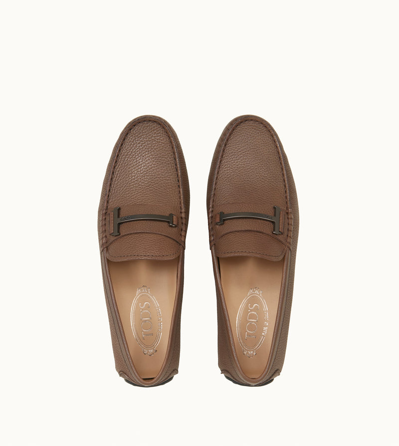 City Gommino Single T Loafers in Leather