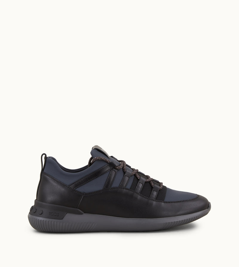 Tod's No_Code 01 In Leather And Scuba Fabric