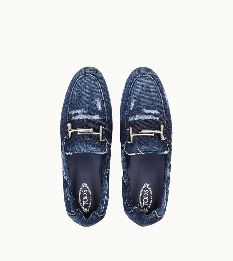 Tod's Loafers In Denim