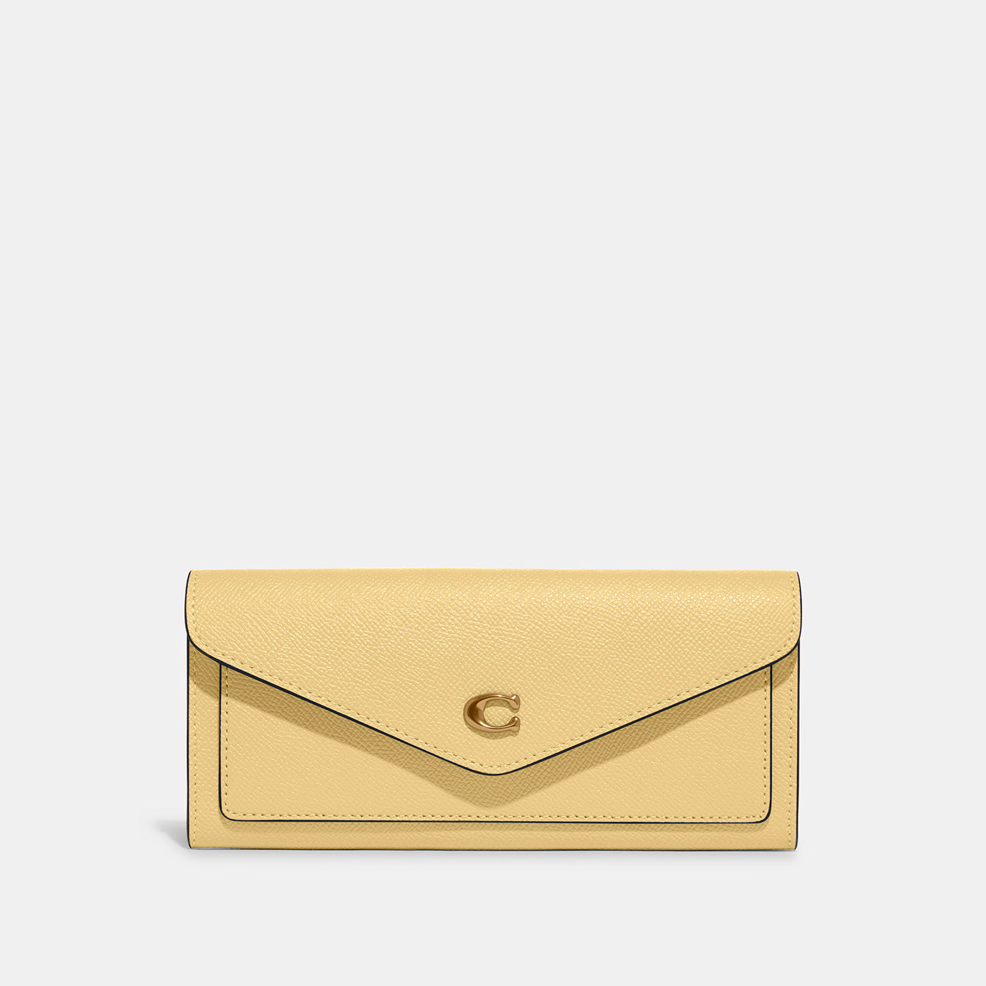 Coach Wynn Cross Grain Leather store Soft Envelope Wallet