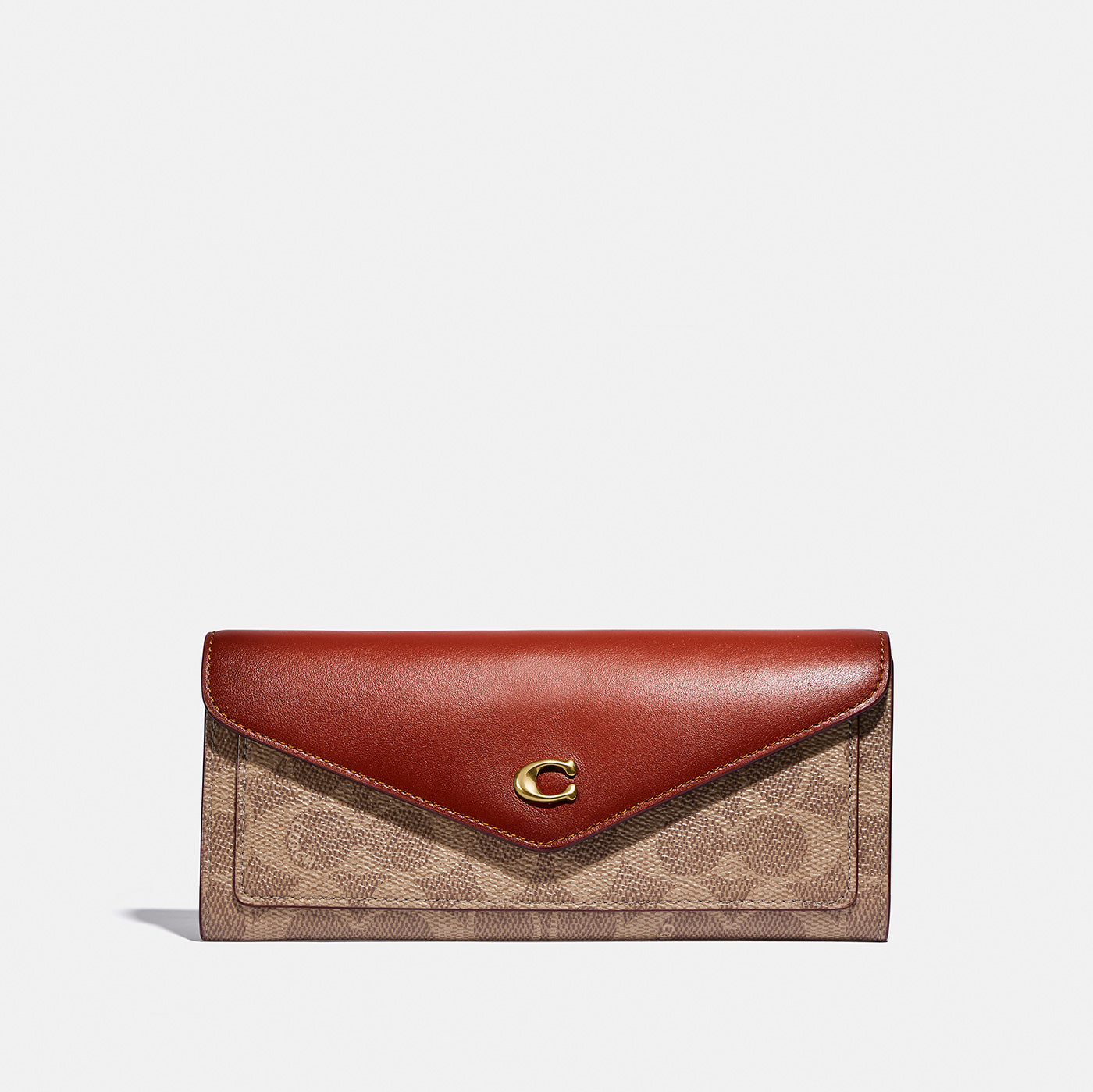 Coach Soft hotsell Wallet In Colorblock Signature Canvas